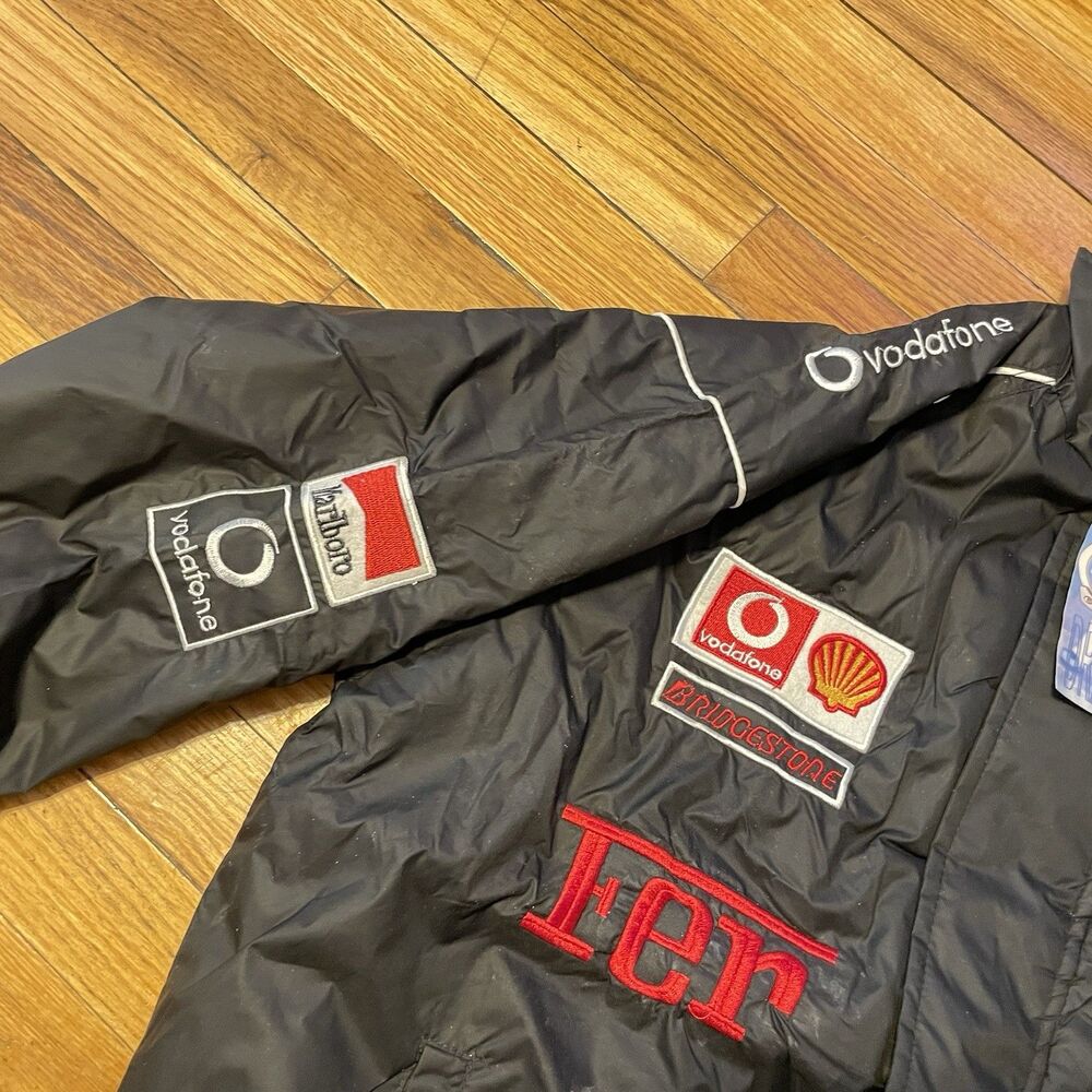 NWT Ferrari Michael Schumacher F1 Racing Jacket Black XL 8-Dragon LTD Retro - Picture 9 of 11
